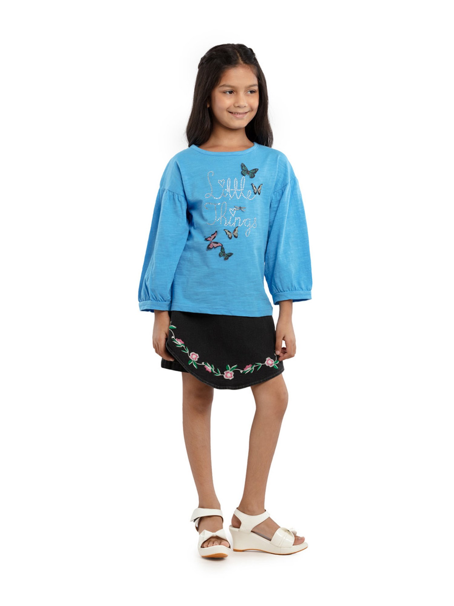 Cutecumber Kids Plum Lace Top