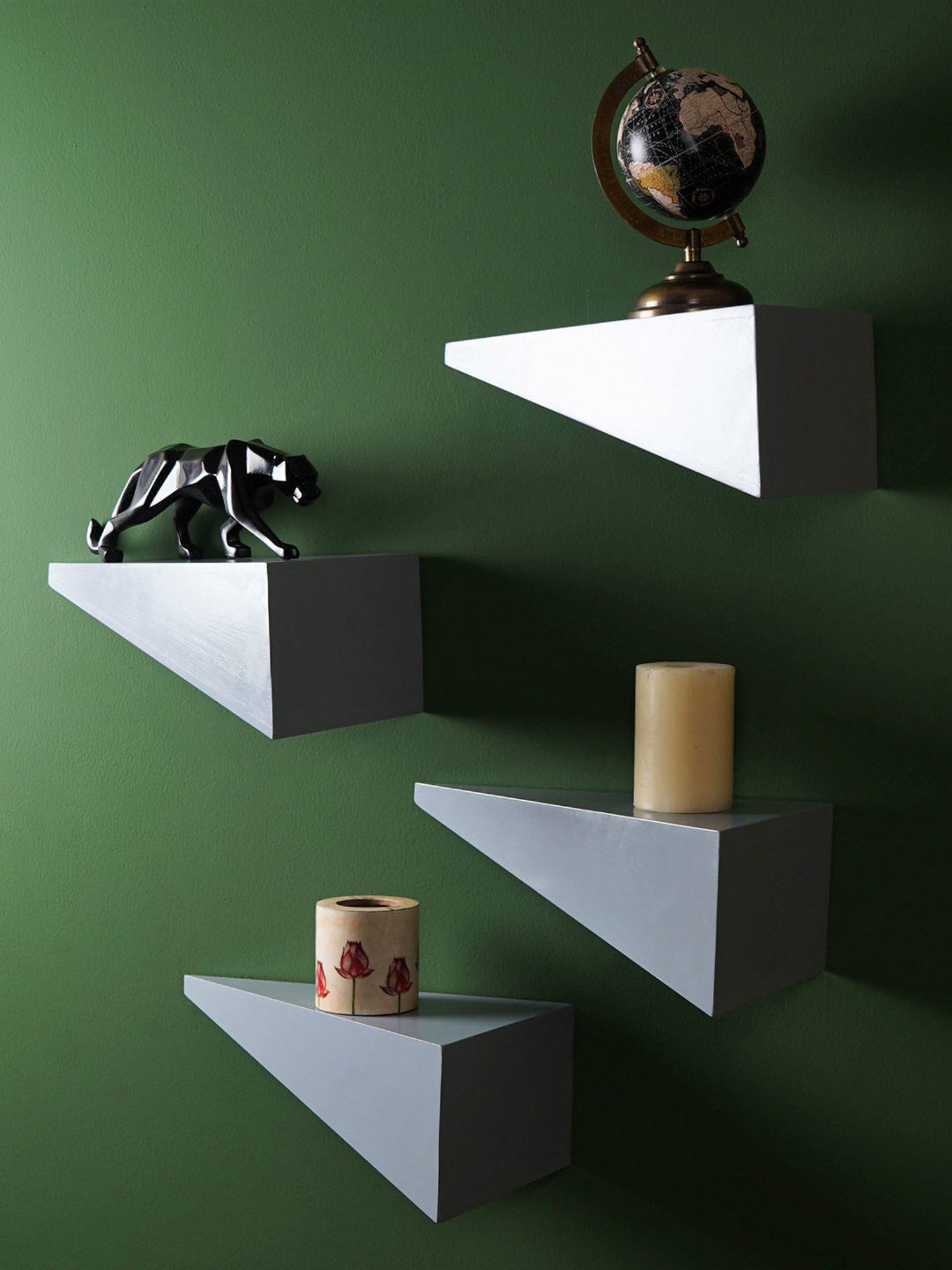 Nilkamal Cora White Engineered Wood TV Entertainment Unit with 2 Shelves