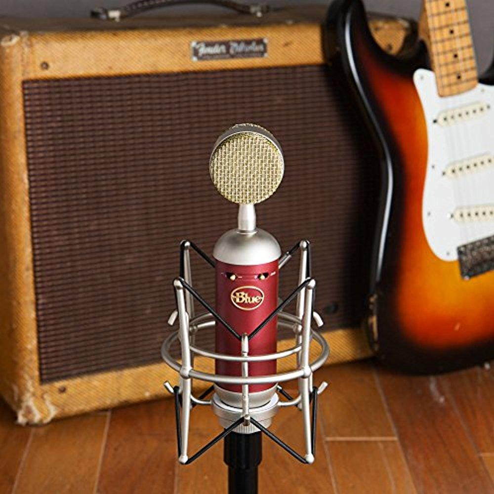 Blue Spark SL Large-Diaphragm Studio Condenser Microphone with Xpix Studio Desktop Mic Stand, Closed-Back Headphones, and Basic Bundle