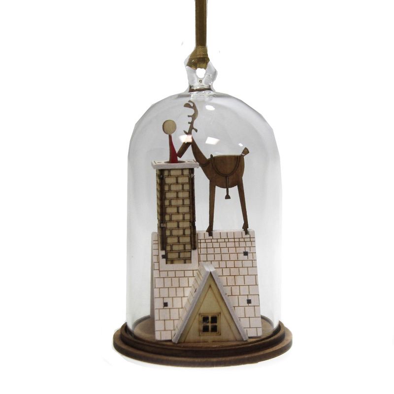 Holiday Ornament 3.75" Christmas Eve Ornament Kloche Reindeer  -  Tree Ornaments