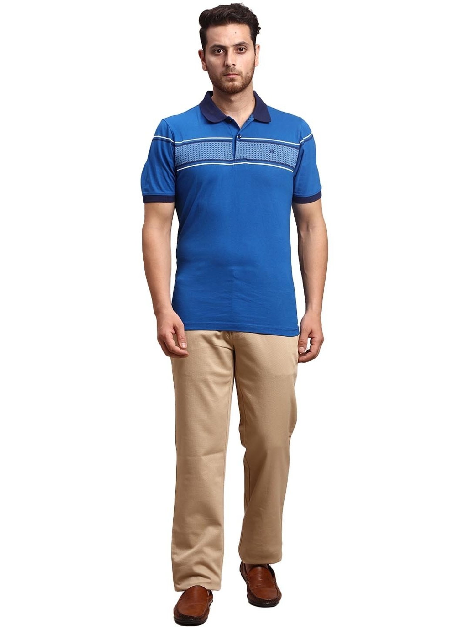 ColorPlus Brown  Regular Fit Trousers