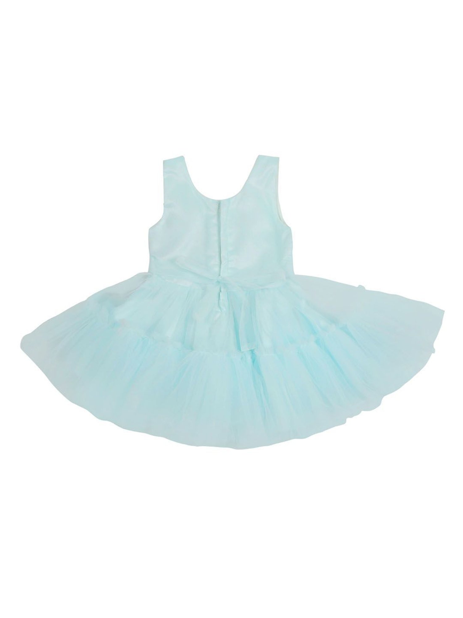 Mee Mee Kids Blue Solid Dress