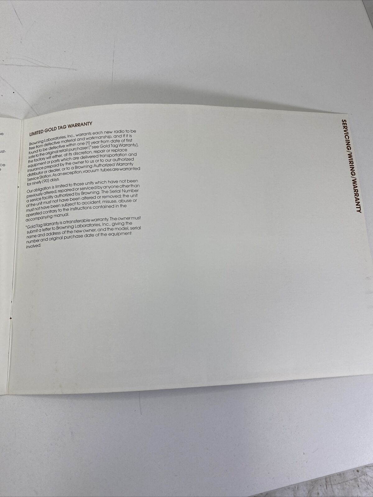 Browning Golden Eagle Mark IV Owners Manual Operating Instructions NEW OLD STOCK