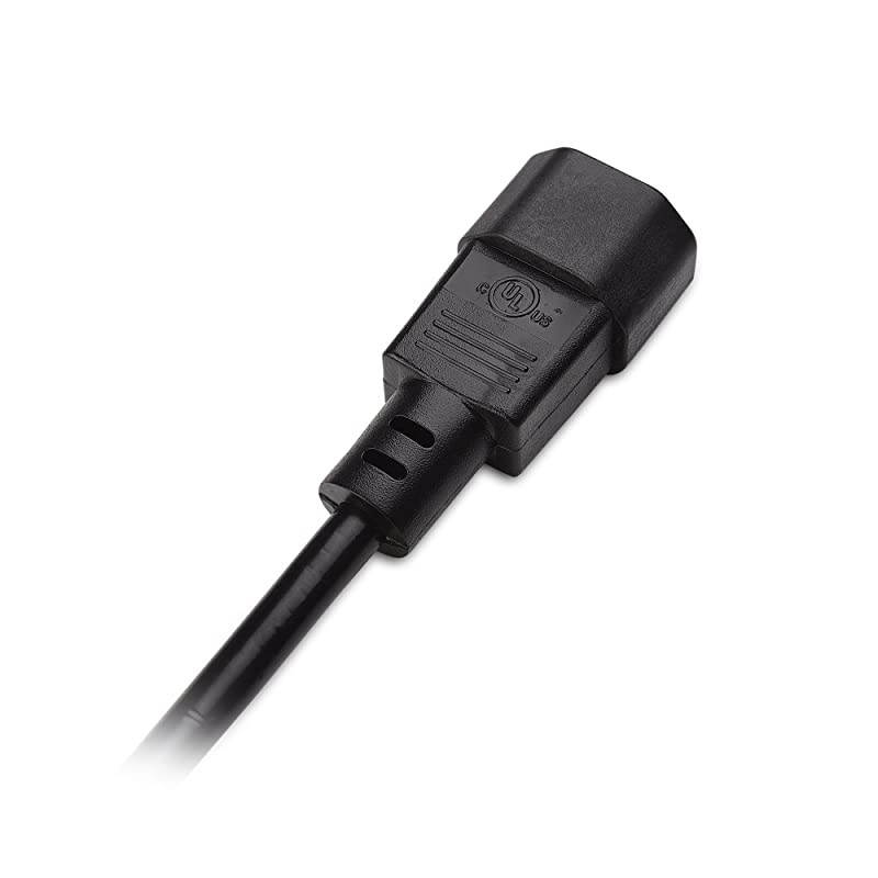 2Pack Computer Equipment to PDU Power Cord Power IEC C14 to NEMA 515R 3 Feet