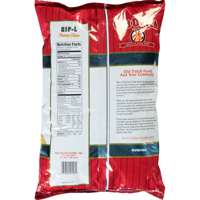 Old Dutch Party Pack Rip-L Potato Chips 16.0oz