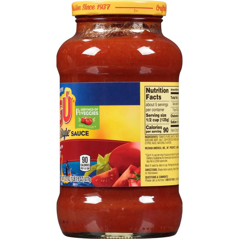 RAGU Old World Style Meat Flavored Pasta Sauce - 23.9oz