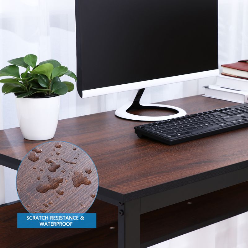 RESPAWN 3000 Gaming Computer Desk - Ergonomic Height Adjustable Gaming Desk, in Blue (RSP-3000-BLU)