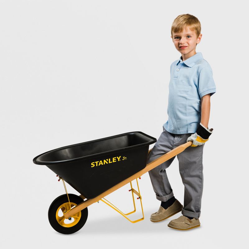 Stanley Junior Kids Wheel Barrow Black
