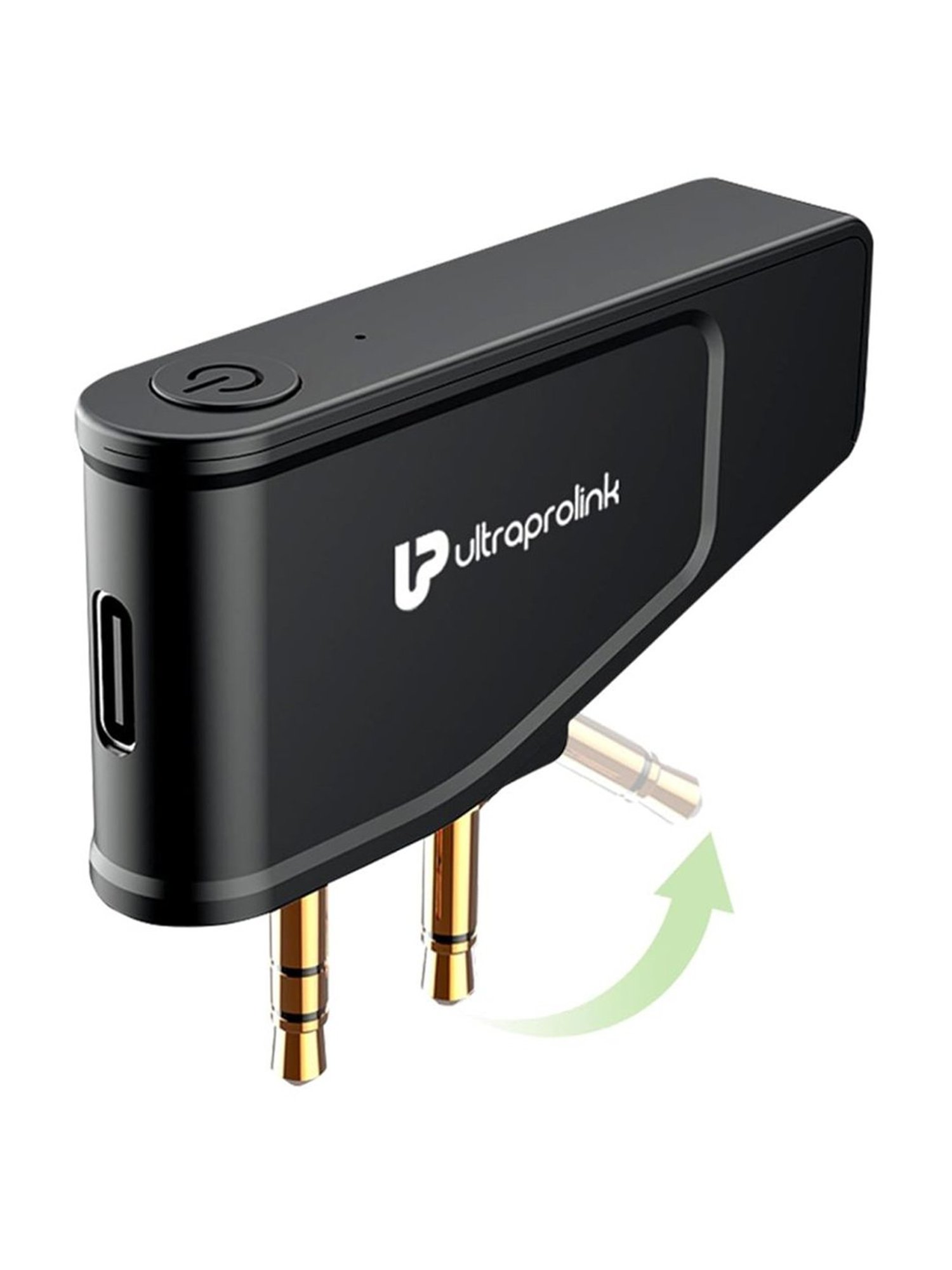 UltraProlink Air-Tunes Duo UM1161 Adapter for up to 2 AirPods & Headphones (Black)