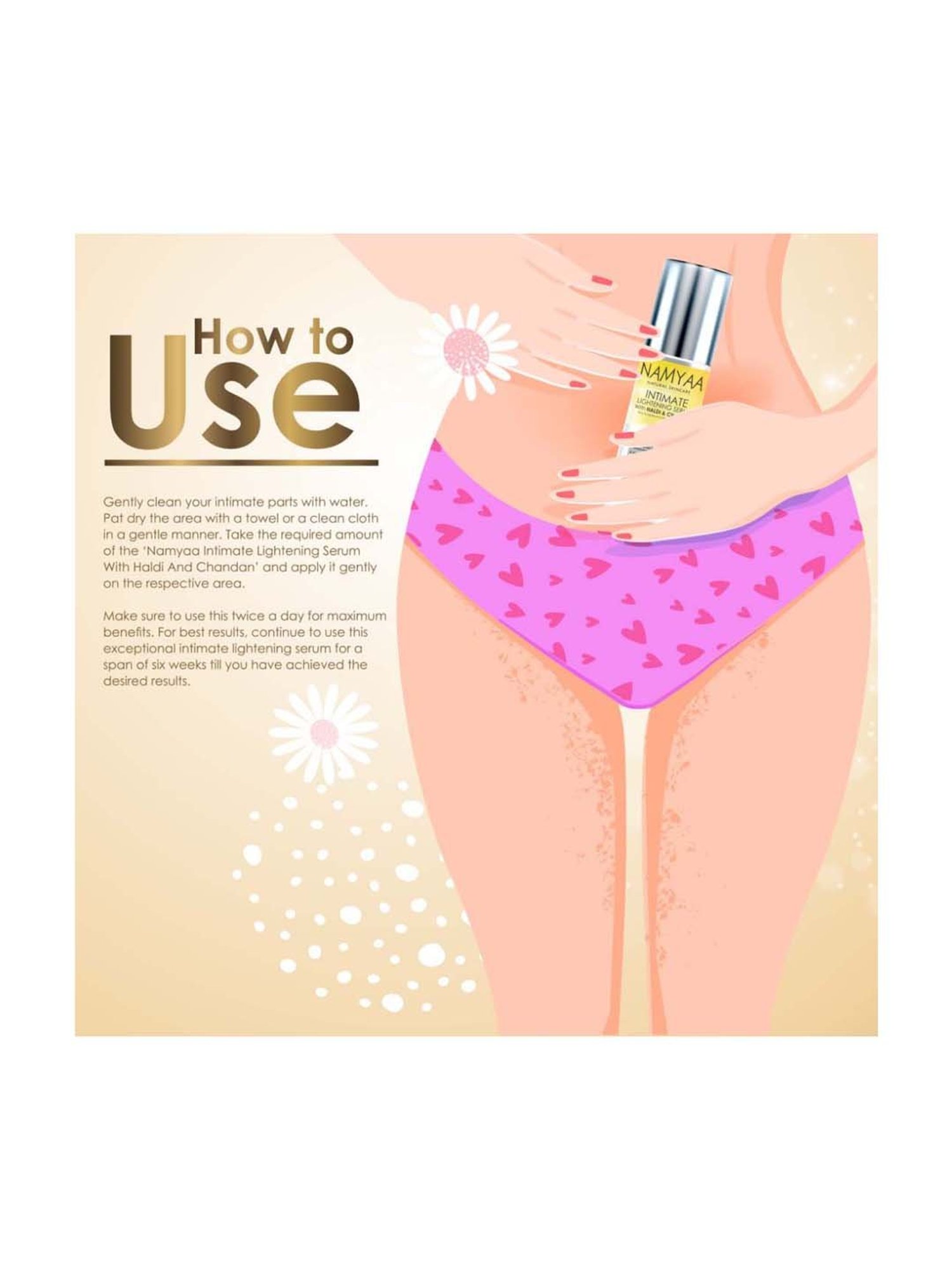 Namyaa Advanced Haldi Chandan Intimate Lightening Serum - 100 gm