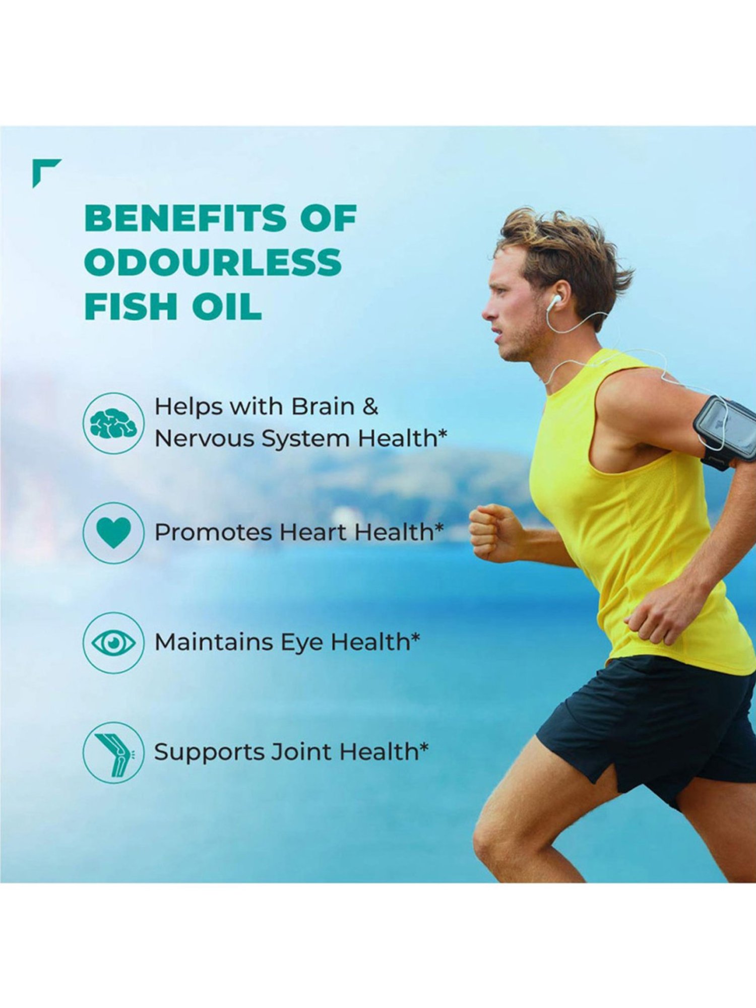 Swisse Ultiboost Odourless High Strength Wild Fish Oil - 60 Tablets