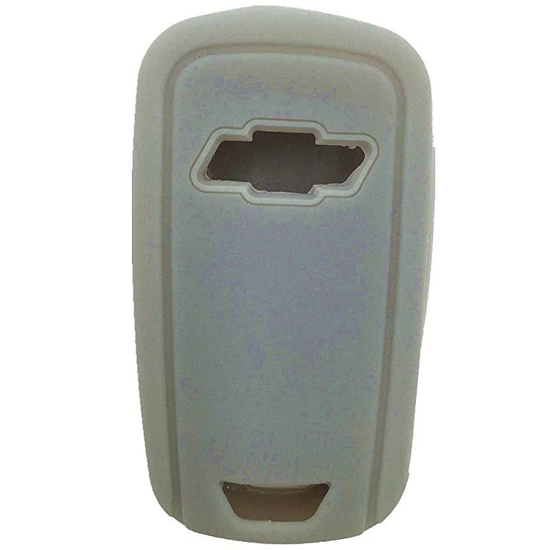 Gray 4 Buttons Key Cover for Flip Folding Key Case Cover Silicone cover for 2010 2011 2012 2013 2014 Camaro