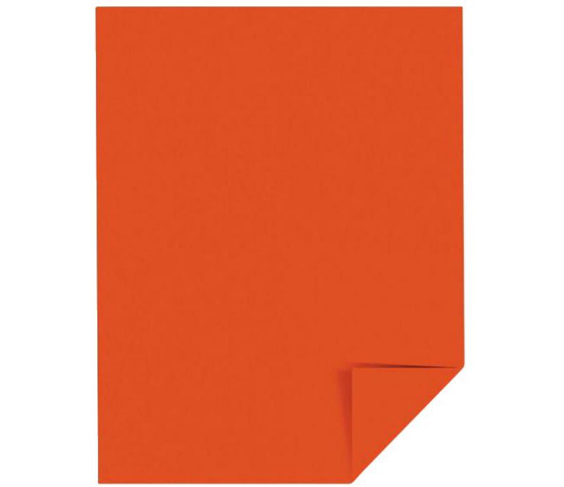 Astrobrights Card Stock, 8-1/2 x 11 Inches, Orbit Orange, pk of 250