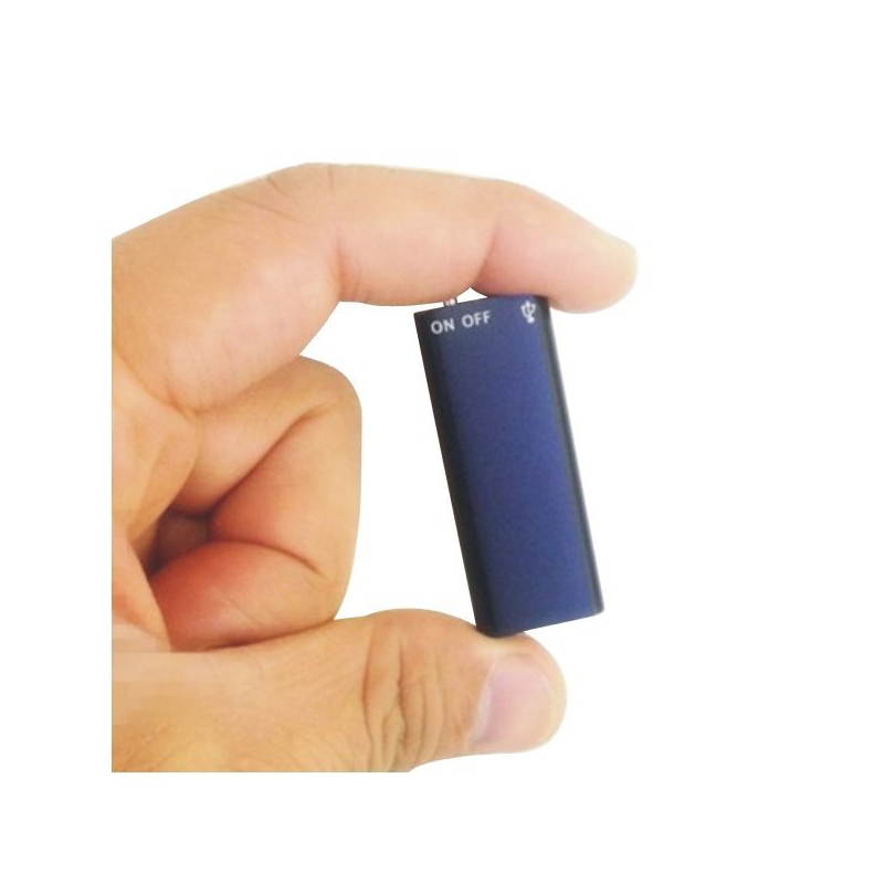 BS-MALL Lightest 8GB USB Digital Activated Voice Recorder Mp3 player Audio Voice Recorder Black 580 Hours