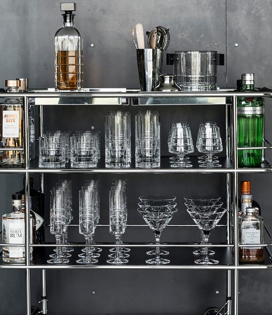 Orrefors Street Crystal Cognac Glass, Set of 2