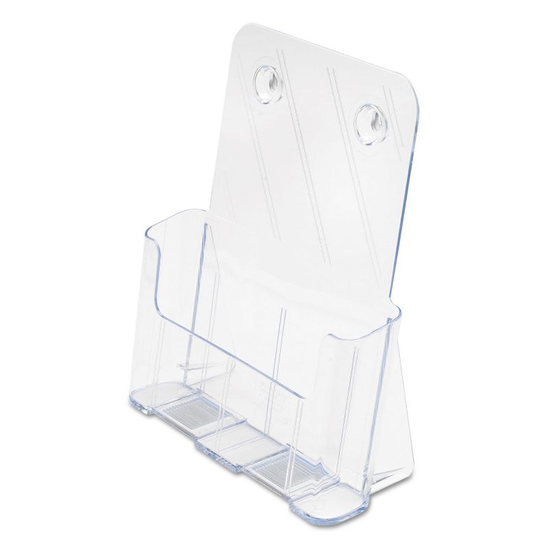 Deflecto DocuHolder for Countertop or Wall Mount Use 9 1/4w x 3 3/4d x 10 3/4 Clear 77001