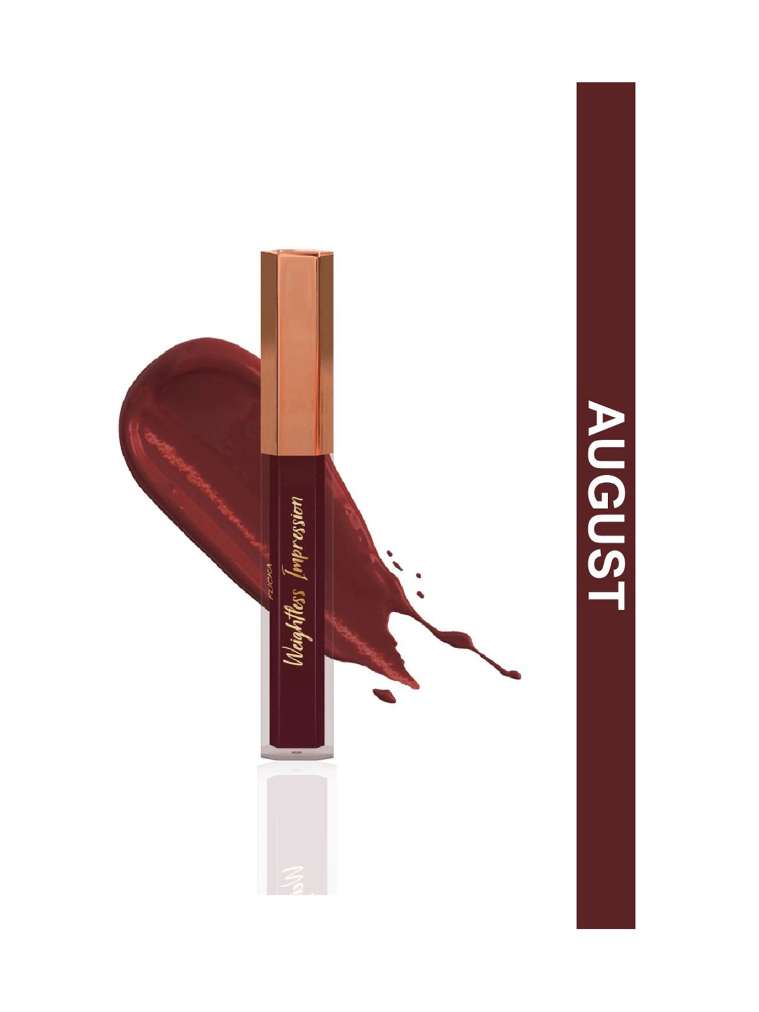 FLiCKA Weightless Impression Matte Liquid Lipstick 08 August - 6.1 ml