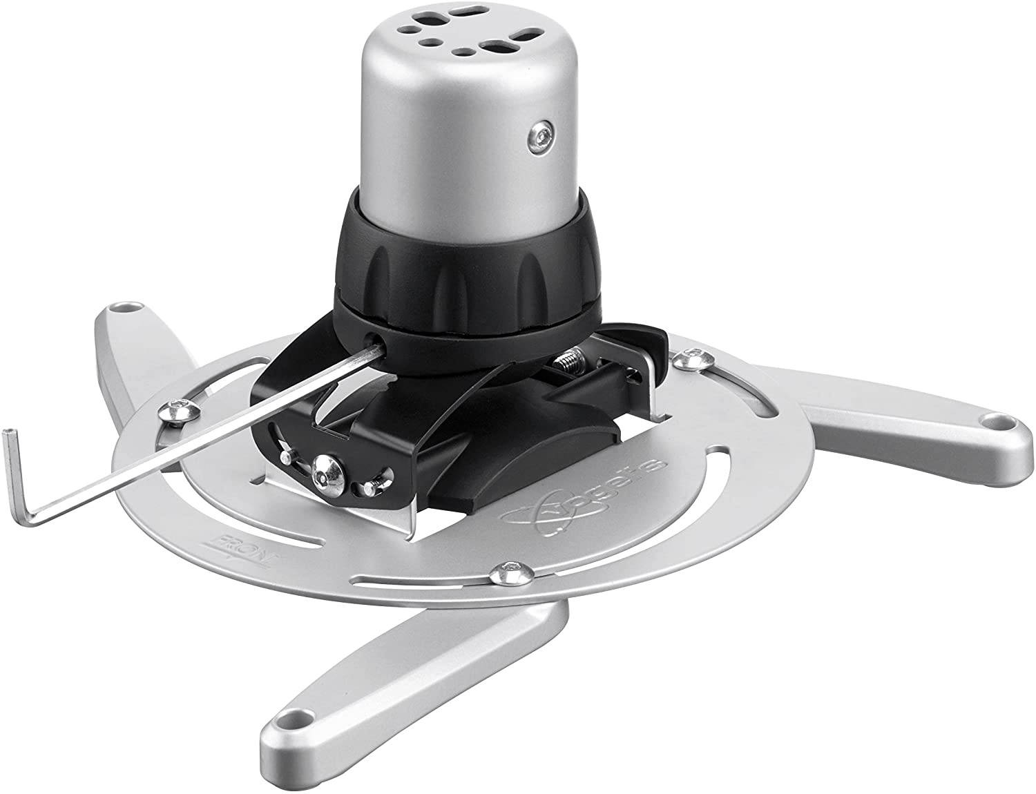 VOGEL'S PPC 1500 Projector Ceiling Mount for 1,2-13,2 inch projectors, Swivel and Tilt, Max. 33 lbs, Silver