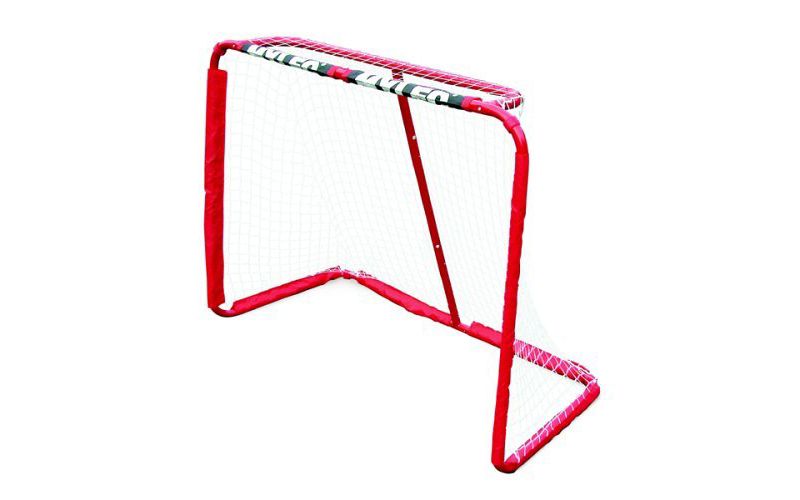 EZ Goal Folding Metal Hockey Goal with Targets - 6' x 4'