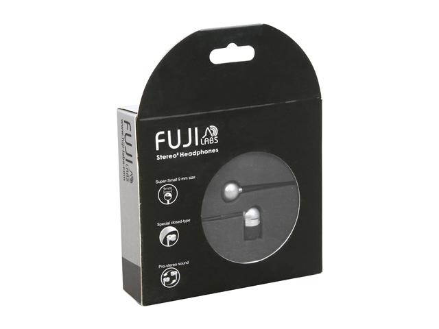 Fuji Labs Black/Silver FJ-iPOD-E3220-SL Canal Pro Stereo Silicon Acoustic Earbuds - Silver
