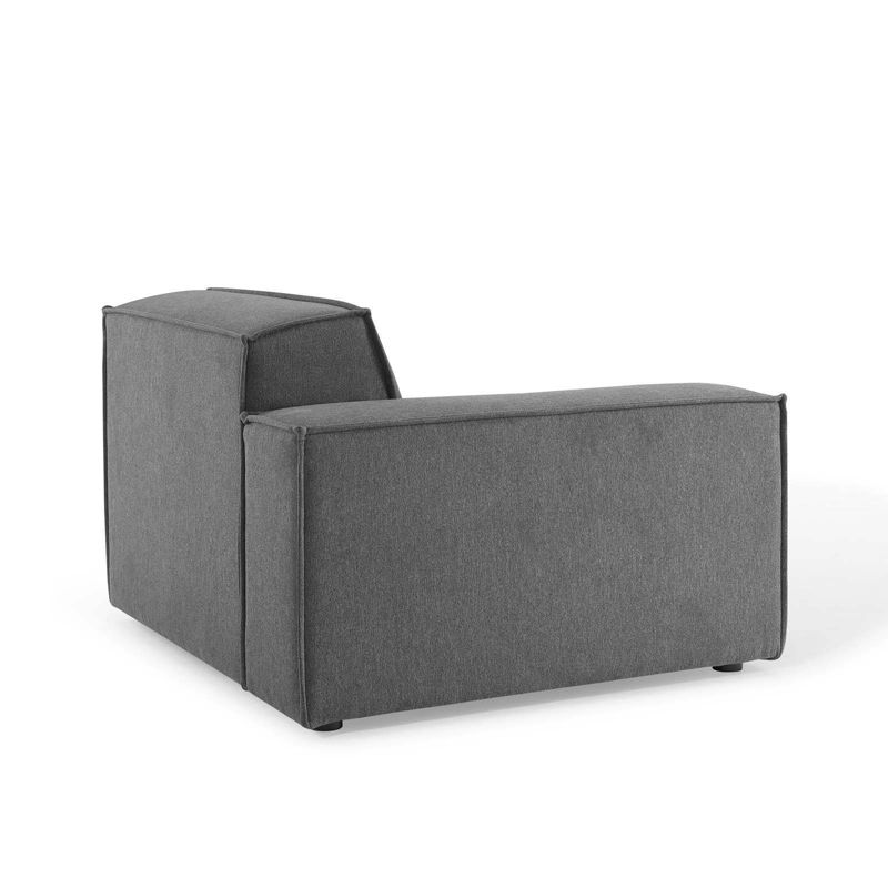 2pc Restore Sectional Sofa Charcoal - Modway
