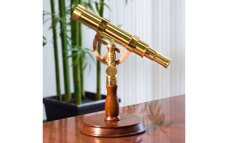 Barska 6x30mm Spyscope Anchormaster with Mahogany Desktop Pedestal