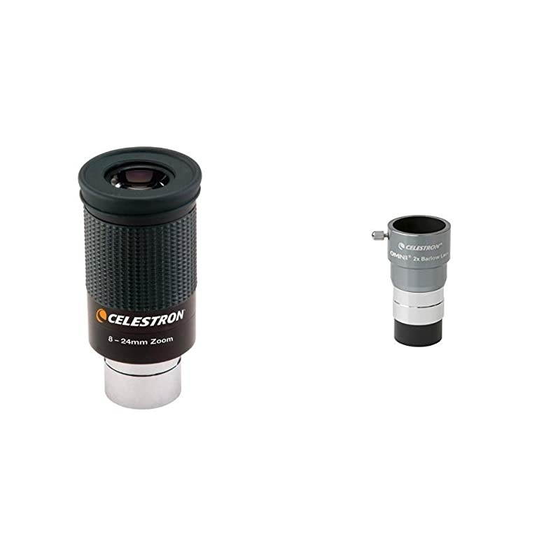 93230 8 to 24mm 1.25 Zoom Eyepiece & Omni 2X Barlow Lens
