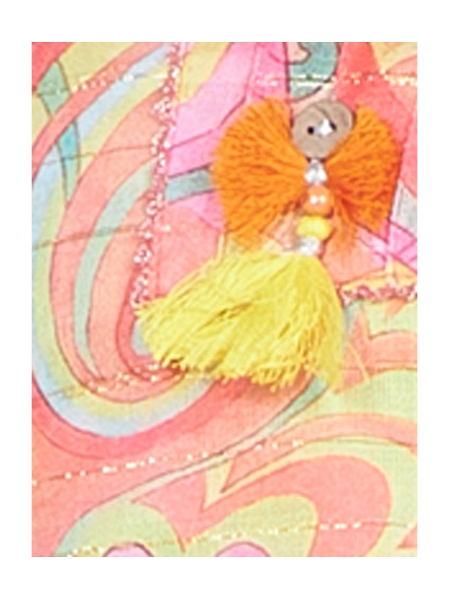 Peppermint Kids Purple & White Floral Print Top with Culottes