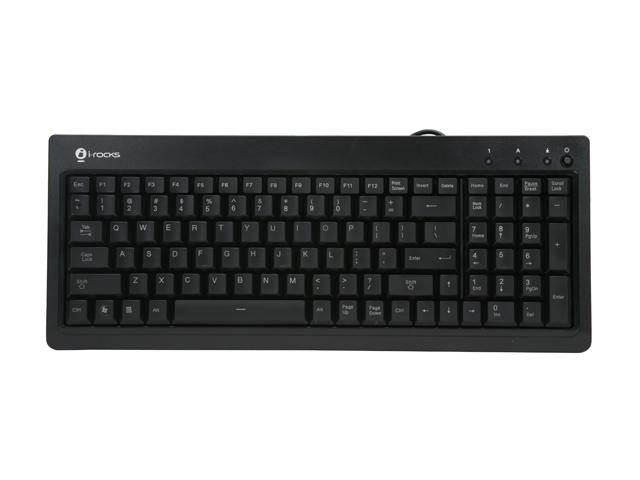 i-rocks KR-6820E-BK Backlit PC Keyboard