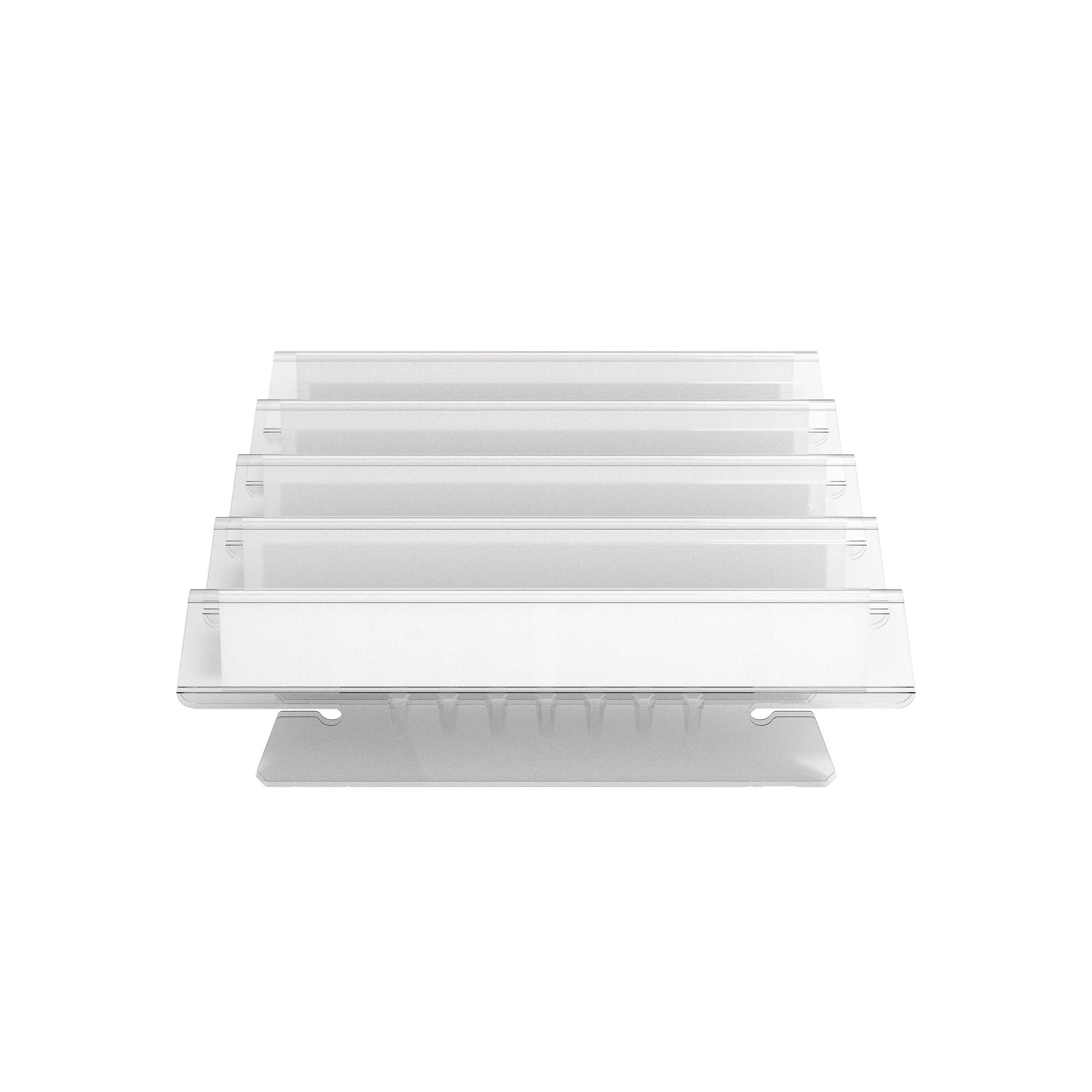 MyOfficeInnovations Plastic Tabs 3-1/2" x 5/8" Clear 50/Pack (10986) 380431