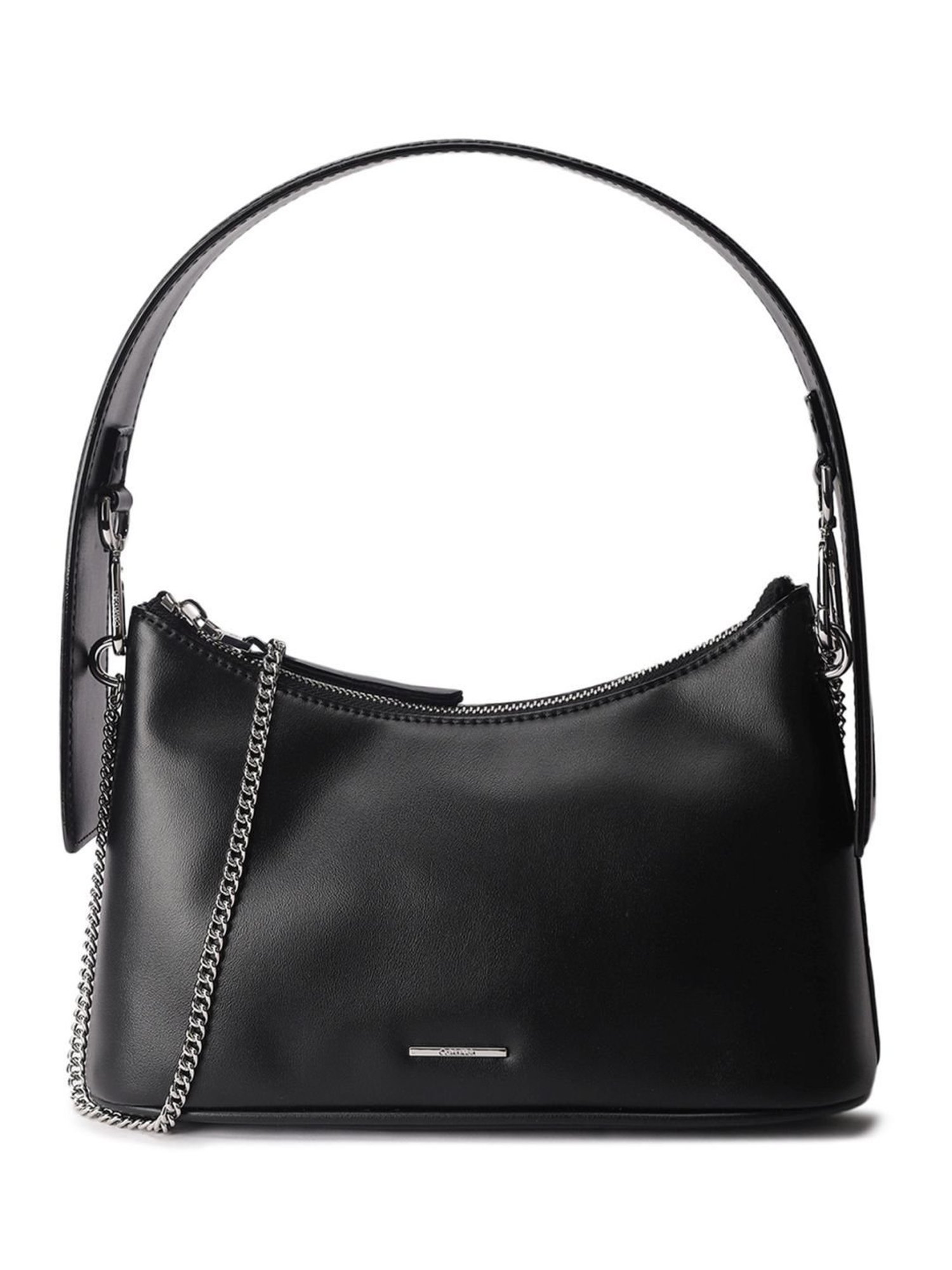 Calvin Klein Black natural Medium Bowler Bag