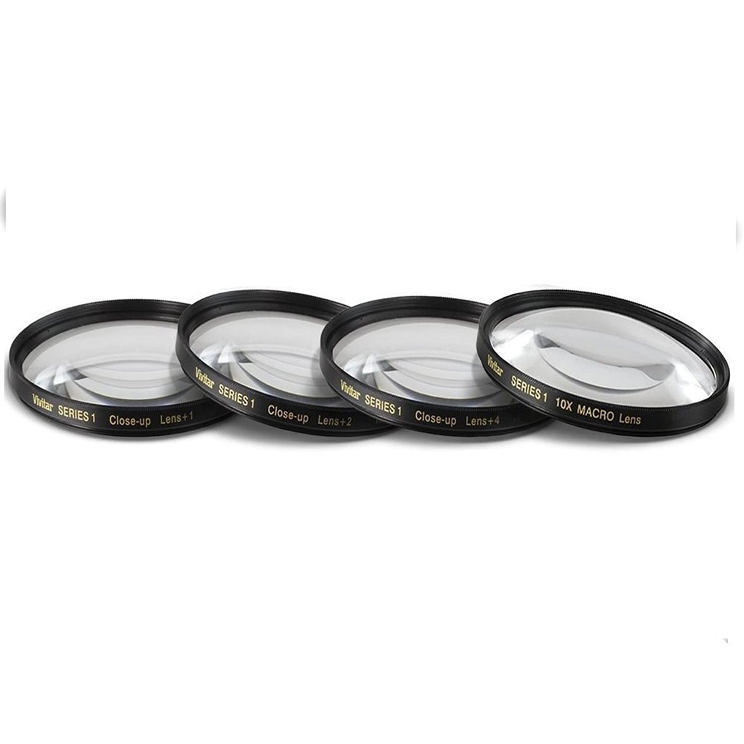 49mm Close-Up Filter Set (+1, 2, 4 and +10 Diopters) Magnification Kit for Canon EF 50mm f/1.8 STM Lens