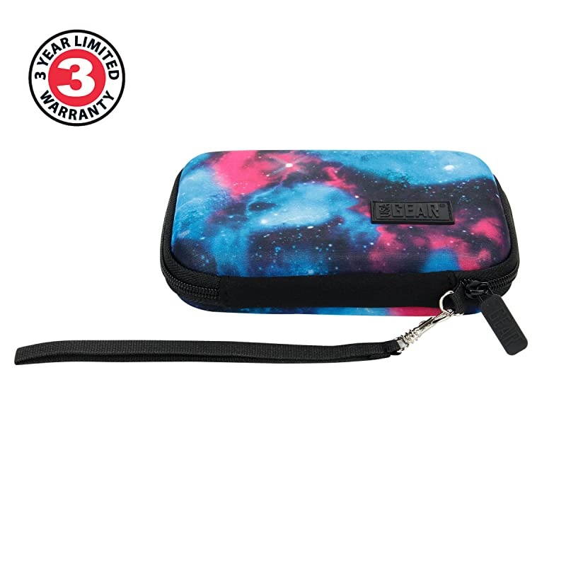 Protective Hard Shell Digital Voice Recorder Slim Case Audio Recorder Box for Lectures with Hard Shell Exterior Attachable Wrist Strap Interior Accessory Pocket Galaxy