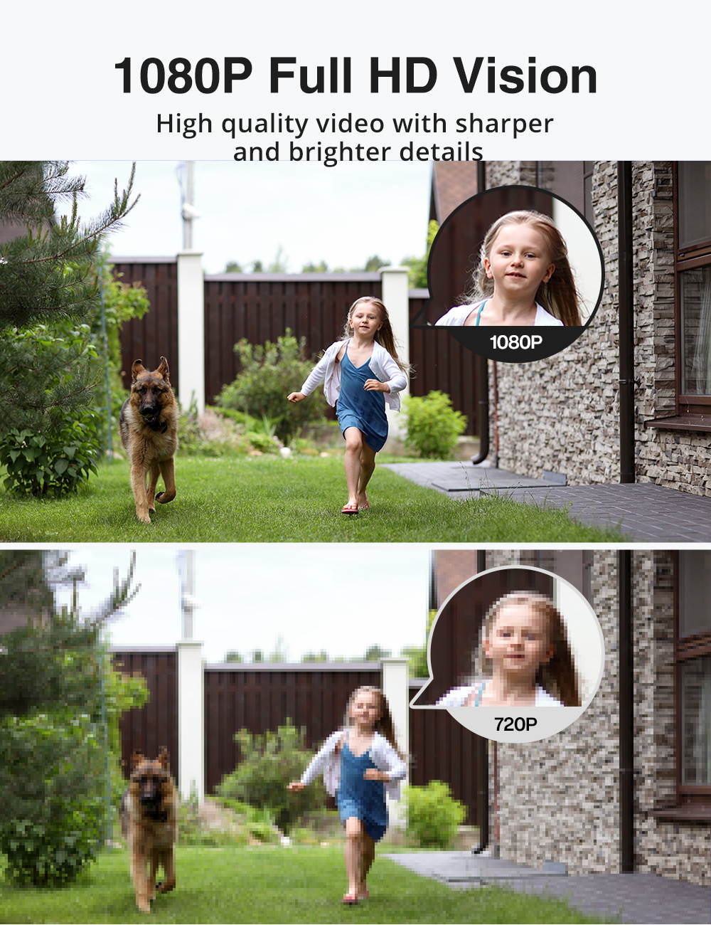 Security Camera Outdoor, VAVA 1080P HD Wireless Home Security System with Motion Detection, 2-Way Audio, IP66 Weatherproof, Local & Cloud Storage, Night Vision, Rechargeable Battery