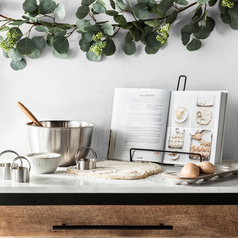 27" x 14" Artificial Rubber Plant in Boho Basket Cream - LCG Florals