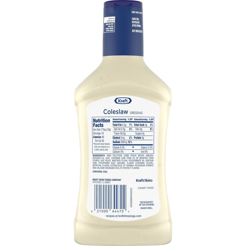Kraft Coleslaw Dressing - 16fl oz