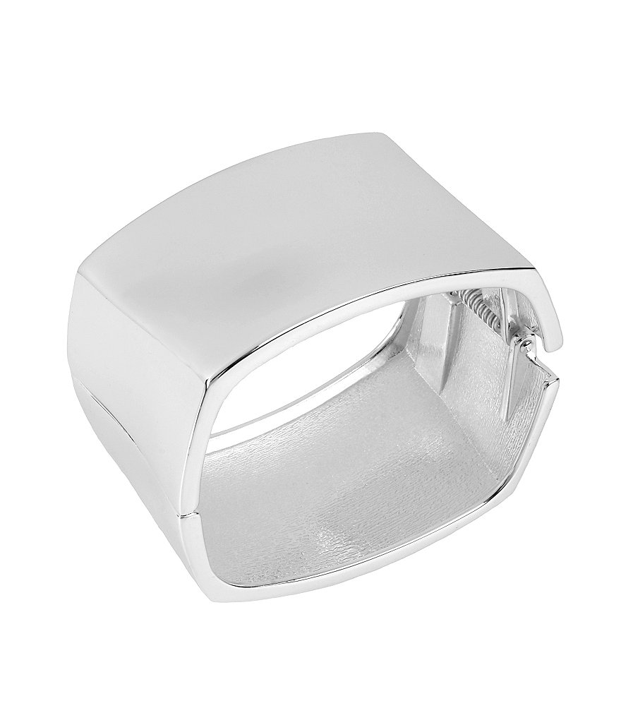 Robert Lee Morris Soho Square Hinge Cuff Bracelet