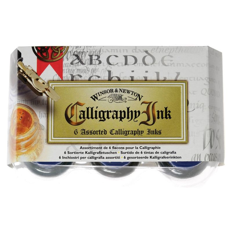 Calligraphy Ink Intro Set 6ct - Winsor and Newton