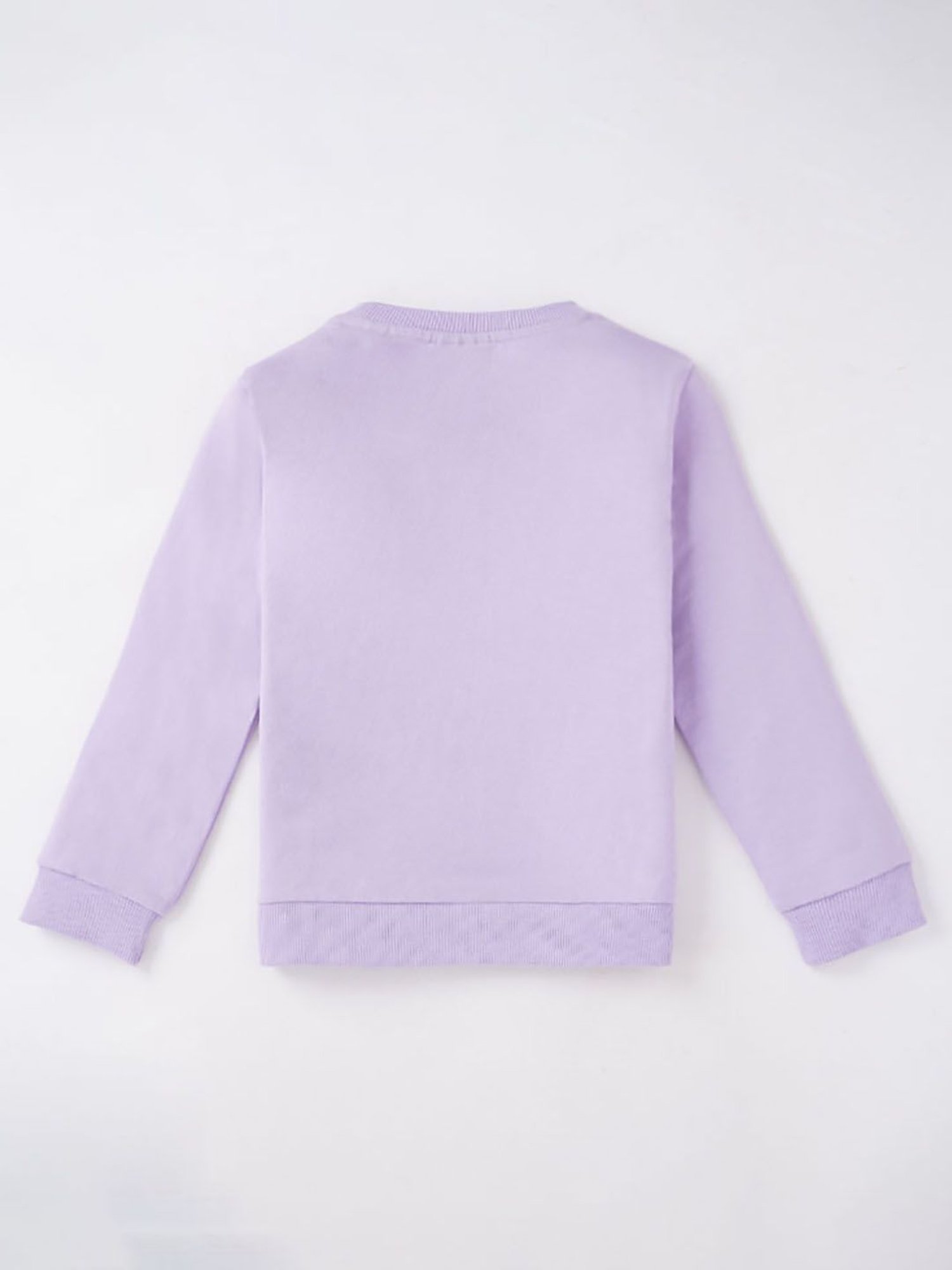 Ed-a-Mamma Kids Purple Graphic Print  Sweatshirt