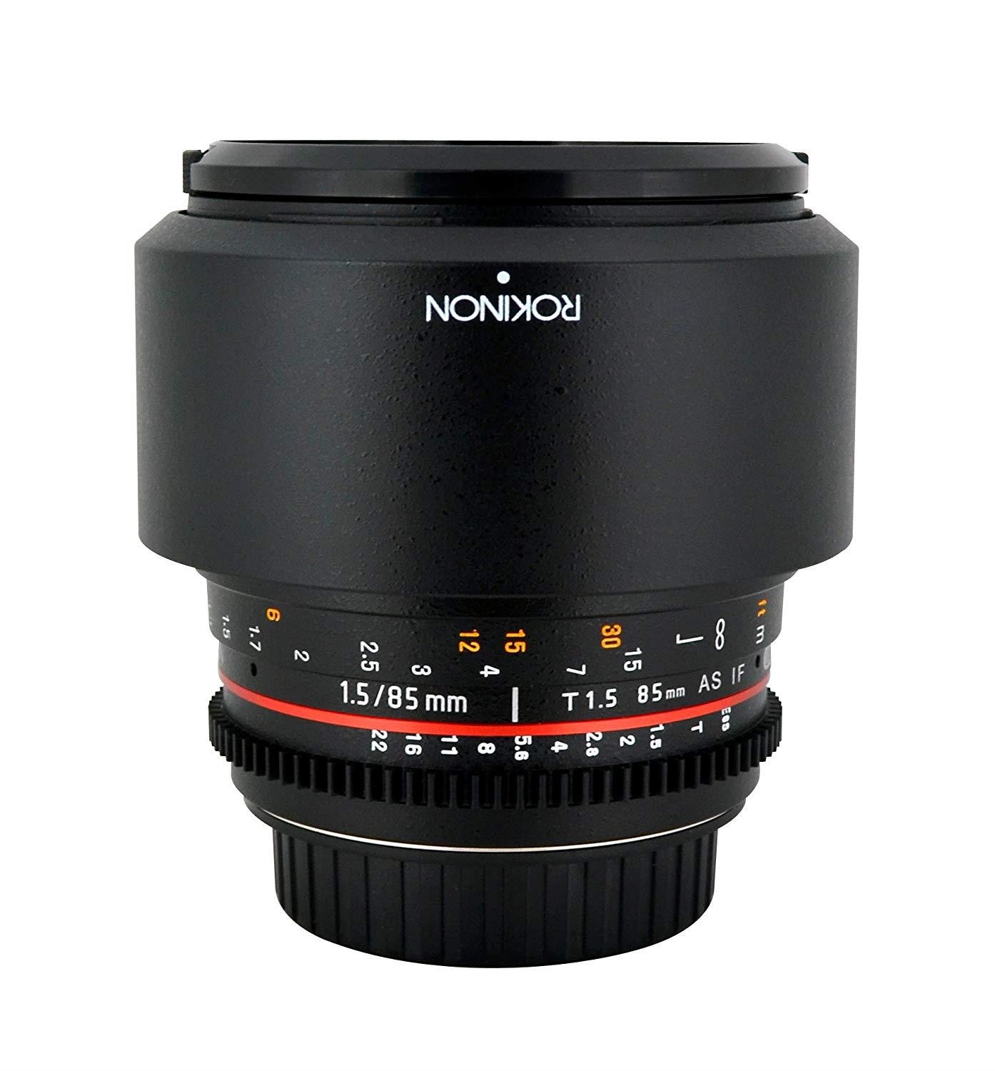 Rokinon 85mm T/1.5 Cine Aspherical Lens for Micro Four Thirds System #CV85M-MFT