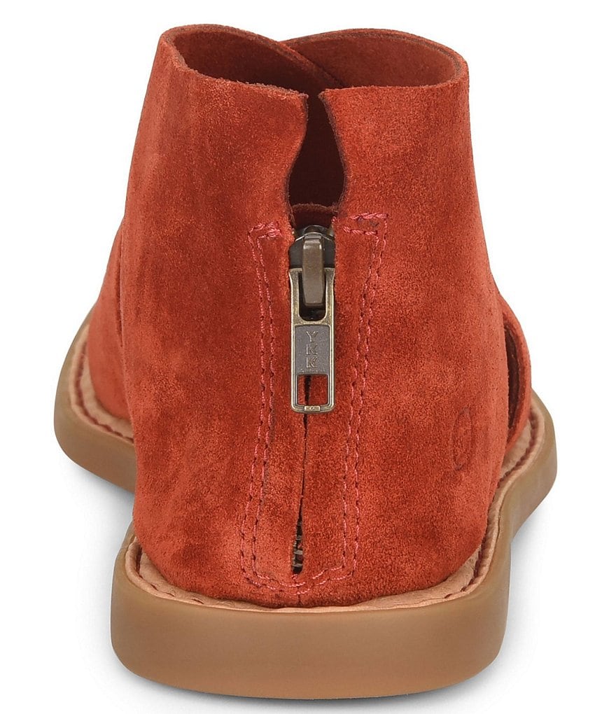 Born Iwa Criss Cross Banded Suede Sandals