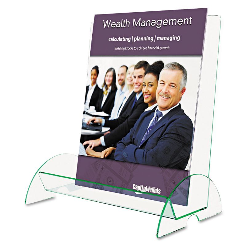 Deflecto Euro-Style DocuHolder 9-13/16w x 6-5/16d x 11h Clear 775390