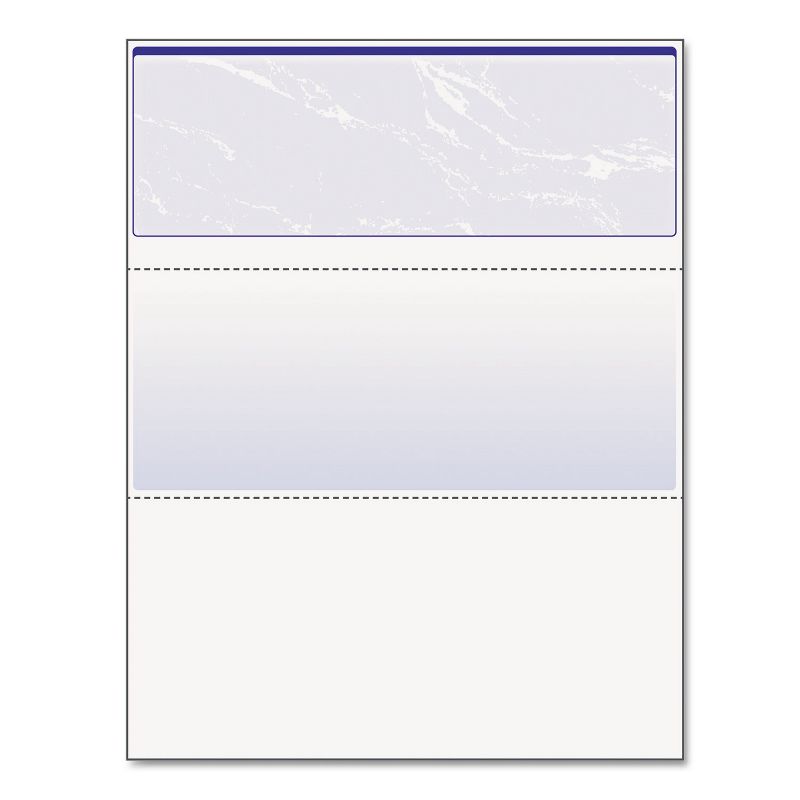 Docugard Standard Security Check Blue Marble Top 24 lb Letter 500/Ream 04501