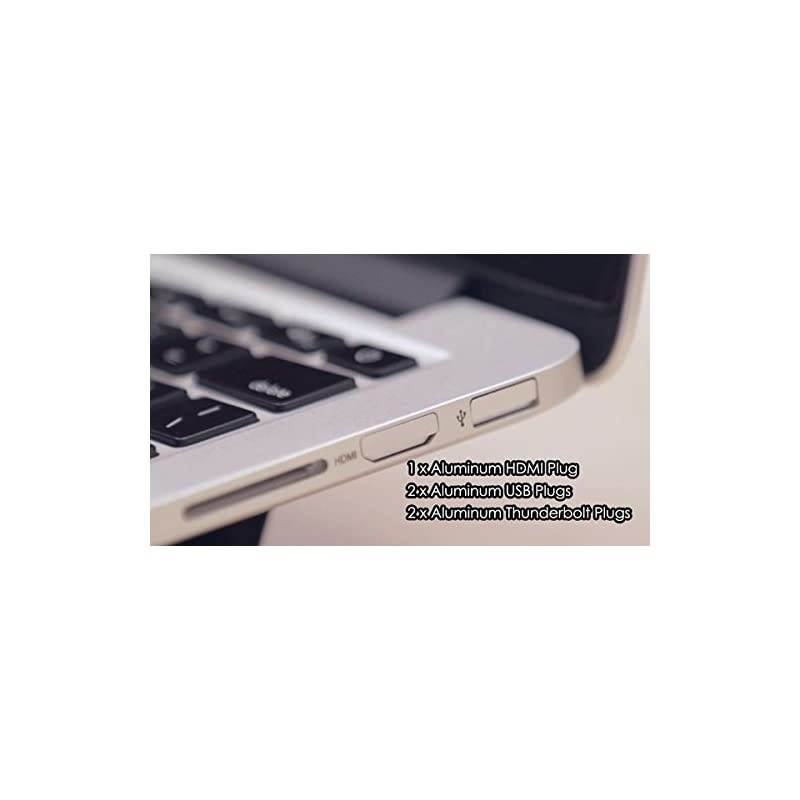 Aluminum Dust Plugs (iHUT) for MacBook Pro Retina 13" & 15"