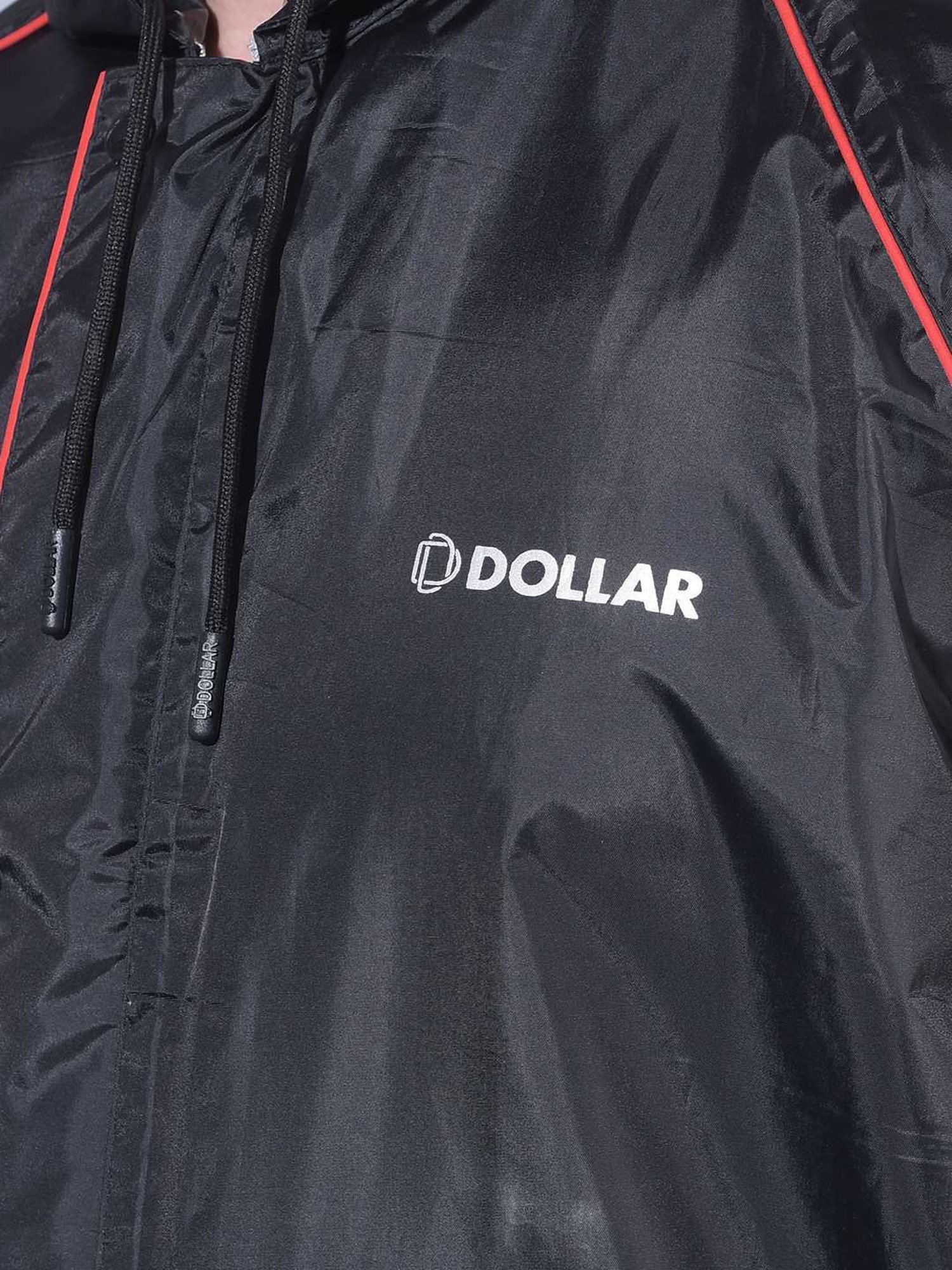 Wildcraft Red & Maroon Regular Fit Colour Block Rainwear Jacket