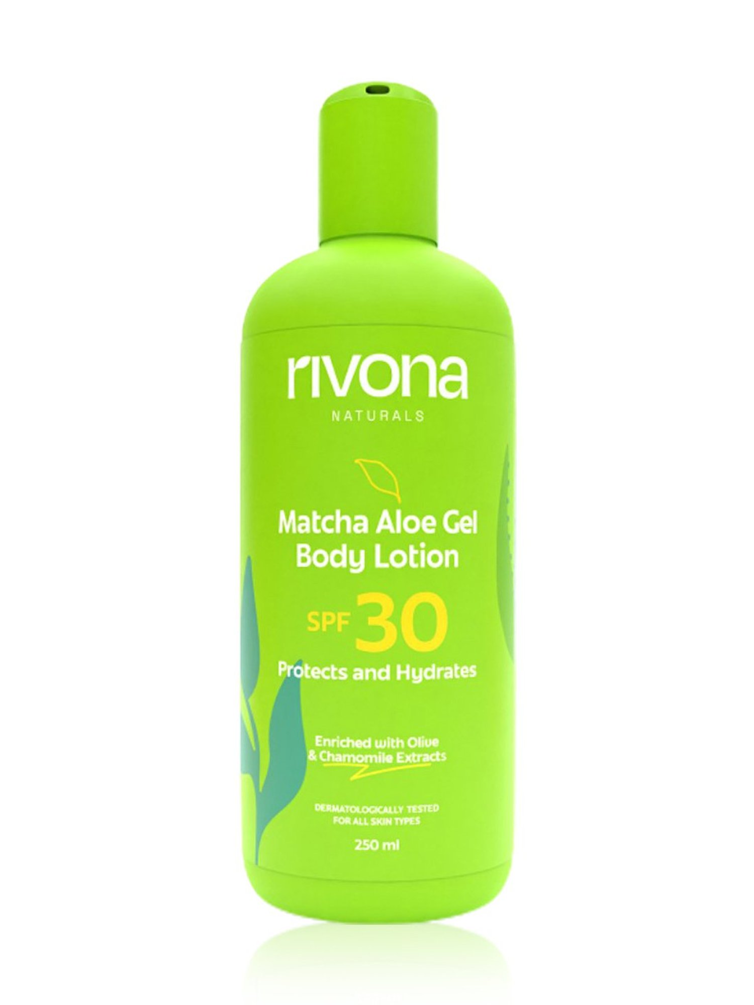 Rivona Naturals Matcha Aloe Gel Body Lotion SPF 30 - 250 ml