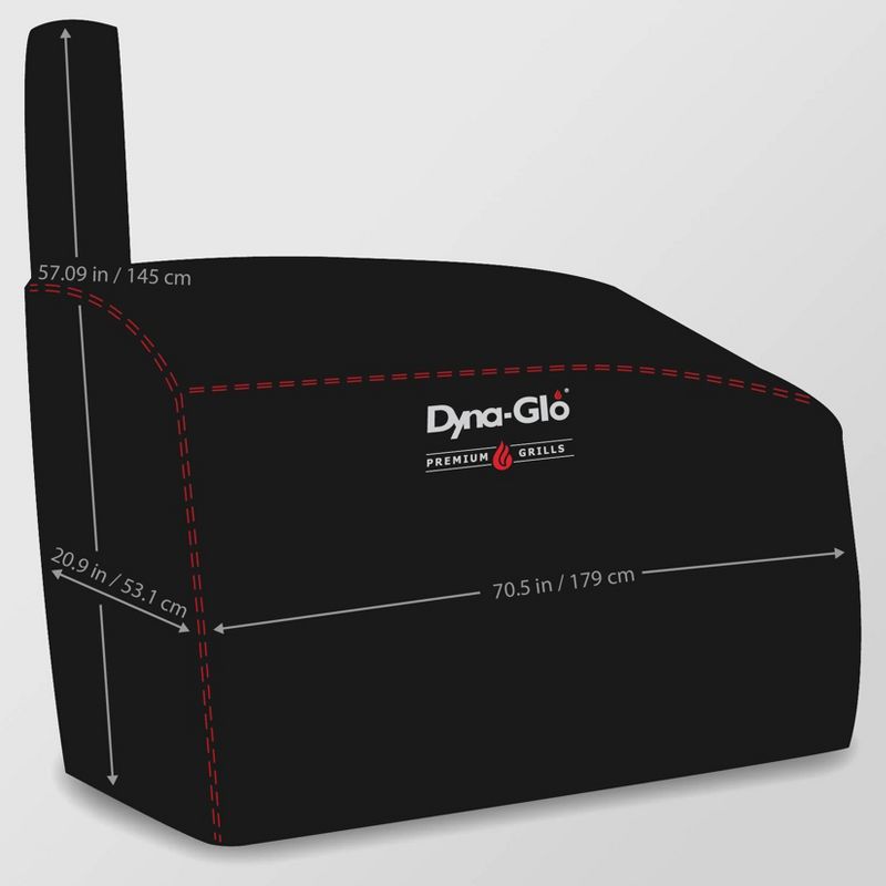 Barrel Charcoal Grill Cover Black - Dyna-Glo