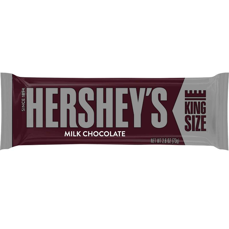 Hershey's Milk Chocolate King Size Bar 2.6oz