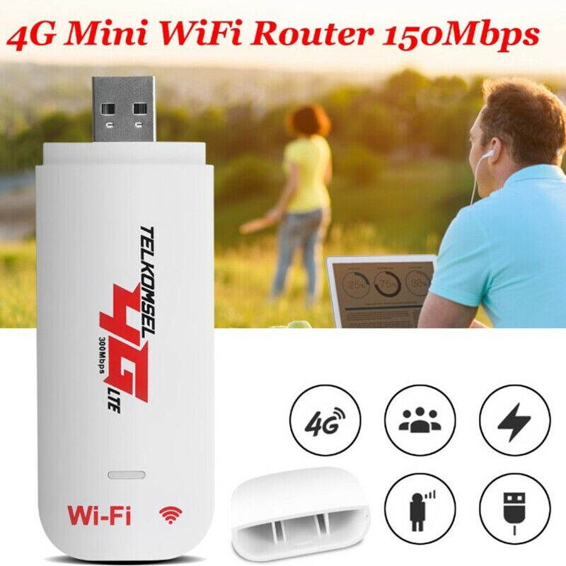 Unlocked 4G Router LTE WIFI Wireless USB Dongle Broadband Modem 150 Mbps Portable Car WIFI Router Hotspot