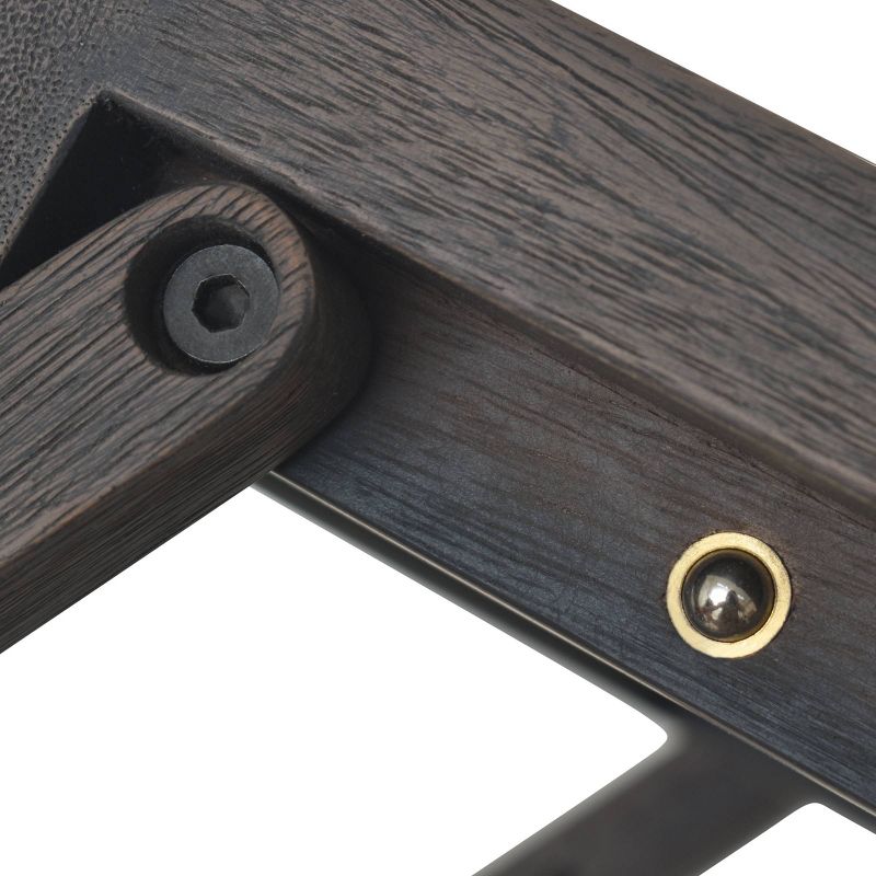 21" x 10" Acacia Bed Tray Gray - Hopper Studio